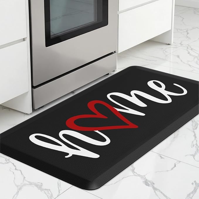 HappyTrends Kitchen Mat Cushioned Anti-Fatigue Rug Non-Slip Kitchen Rugs Stain by HappyTrends