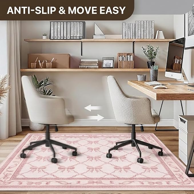36"x48" Office Chair Mat for Hardwood Tile Floor, Under Desk Carpet Protector - Image 4