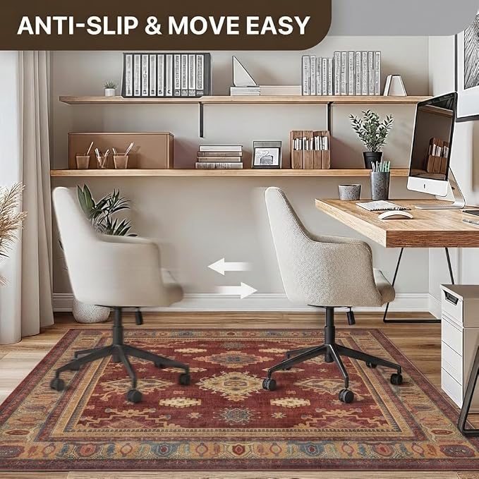 36"x48" Office Chair Mat for Hardwood Tile Floor, Under Desk Carpet Protector - Image 4