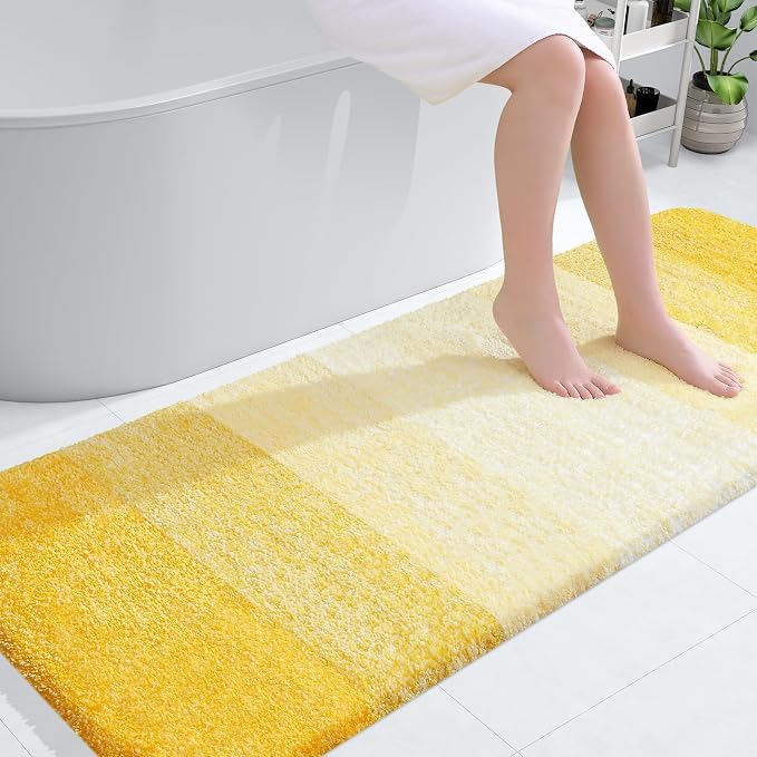 OLANLY Bathroom Runner Rugs Mat 59x24, Extra Soft Absorbent Microfiber Bath Rugs by OLANLY