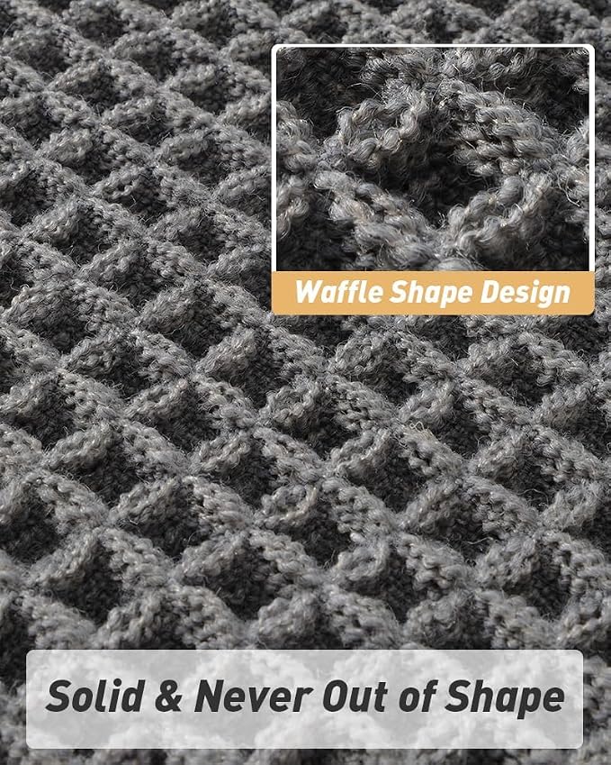 Upgraded Waffle Runner Rug, Super Absorbent Non Slip Bath Mats - Image 3
