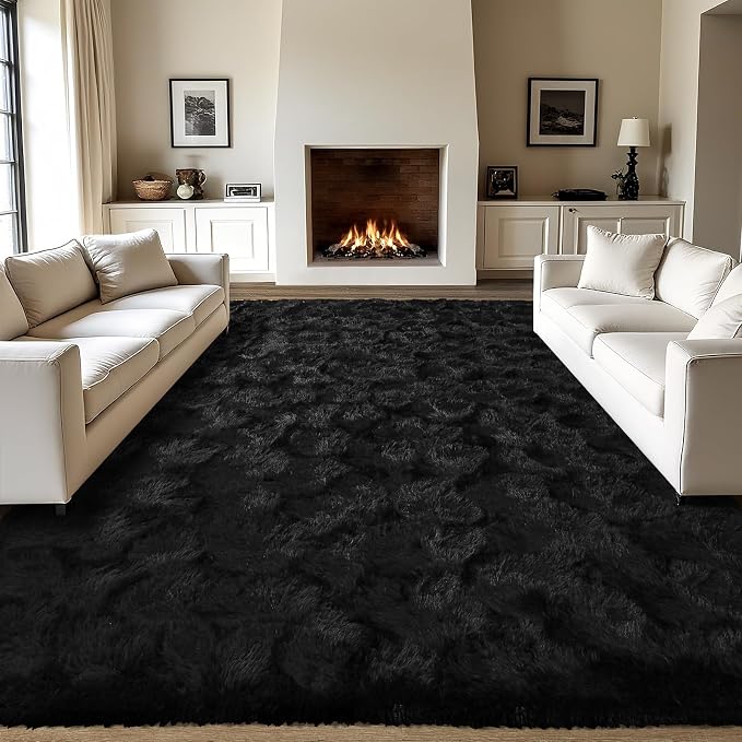 LOCHAS Ultra Soft Indoor Modern Area Rugs Fluffy Living Room Carpets - Image 2
