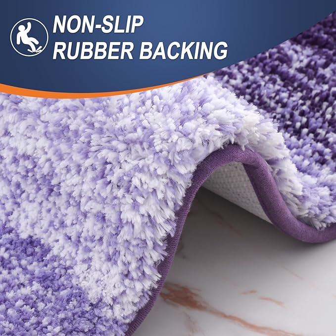 OLANLY Bathroom Rugs Mat 36x24, Extra Soft Absorbent Microfiber Bath Rugs - Image 4