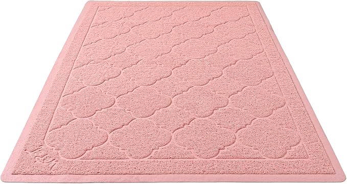 WePet Cat Litter Box Mat, Kitty Premium PVC Pad, Durable Trapping Rug, by WePet