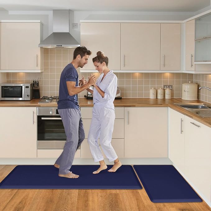 HappyTrends 2 PCS Kitchen Mat Cushioned Anti-Fatigue Floor Mat, Heavy Duty - Image 7