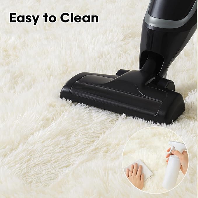 6x9 Rugs for Living Room, Rugs for Bedroom, Plush Fluffy Carpet, Non-Slip - Image 8