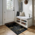 RELEANY Washable Area Rugs 2'x4' Non-Slip Modern Abstract Soft by RELEANY