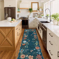 Lahome Floral Washable Runner Rug, Boho Ultra-Thin Kitchen Runners by Lahome