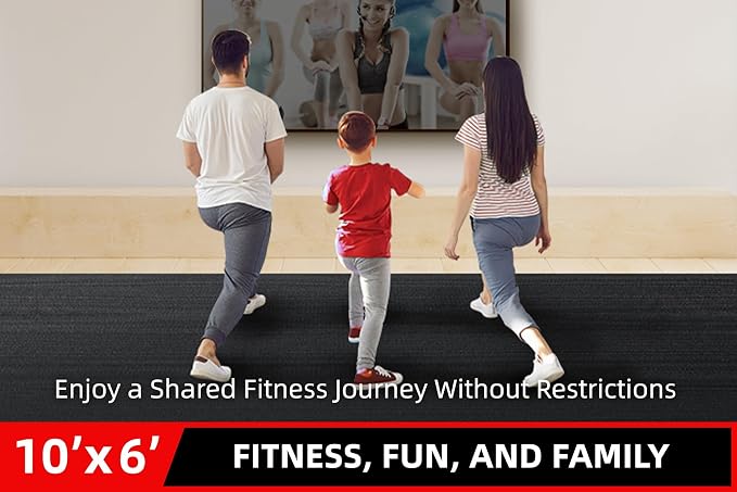 GymCope Large Exercise Mat for Home Workout, - Image 3