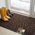 GORILLA GRIP 100% Waterproof All-Season WeatherMAX Doormat, US Designed Natural by Unknown