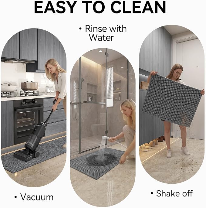 Kitchen Runner Rugs and Mat Non Slip Washable, Super Absorbent Long Kitchen Mats - Image 7