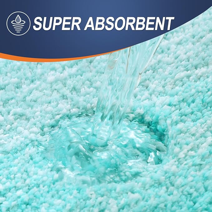 OLANLY Bathroom Runner Rugs Mat 47x17, Extra Soft Absorbent Microfiber Bath Rugs - Image 4