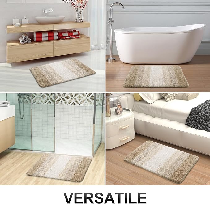 OLANLY Bathroom Runner Rugs Mat 44x24, Extra Soft Absorbent Microfiber Bath Rugs - Image 6