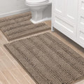 H.VERSAILTEX Bathroom Rugs Bath Rug Set 2 Piece Bathroom Contour Rug Toilet Mat by HVERSAILTEX