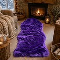 EasyJoy Faux Sheepskin Rug, Fluffy Faux Fur Rug, Ultra Soft Shag Area Rug by EasyJoy