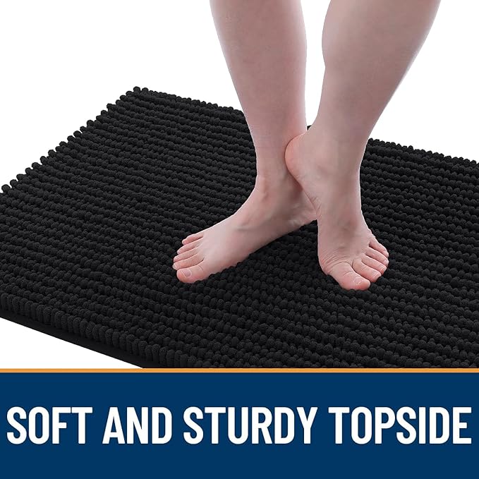 OLANLY Dog Door Mat for Muddy Paws 59x35, Ultra Absorbent Chenille Mud Doormat - Image 3