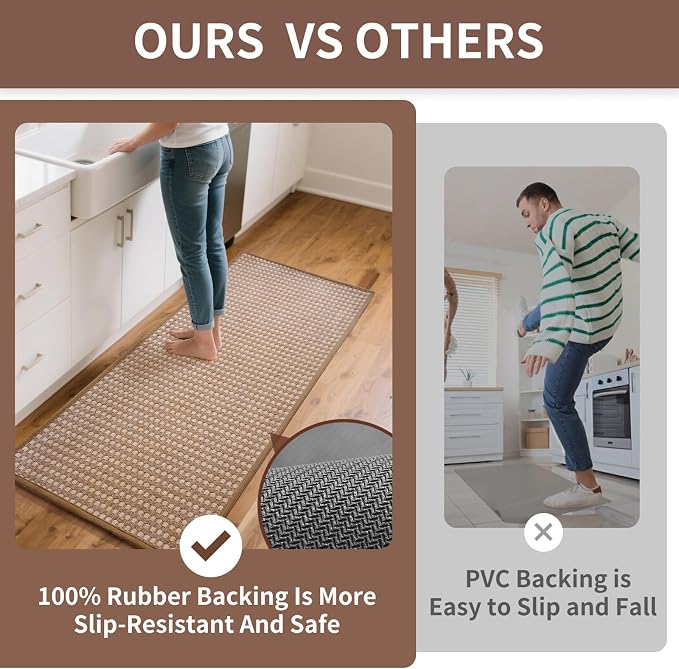 YDKGL Large Kitchen Runner Rugs Long Kitchen Mat Non Slip Washable, Super - Image 5