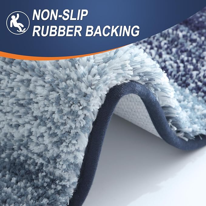 OLANLY Bathroom Rugs Mat 36x24, Extra Soft Absorbent Microfiber Bath Rugs - Image 5