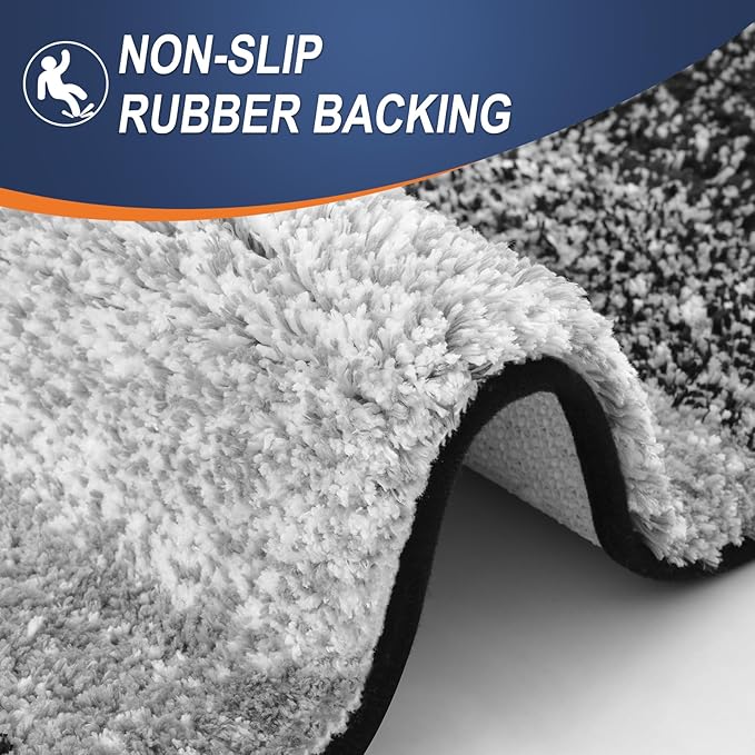 OLANLY Large Bathroom Rugs Mat 47x32, Extra Soft Absorbent Microfiber Bath Rugs - Image 4