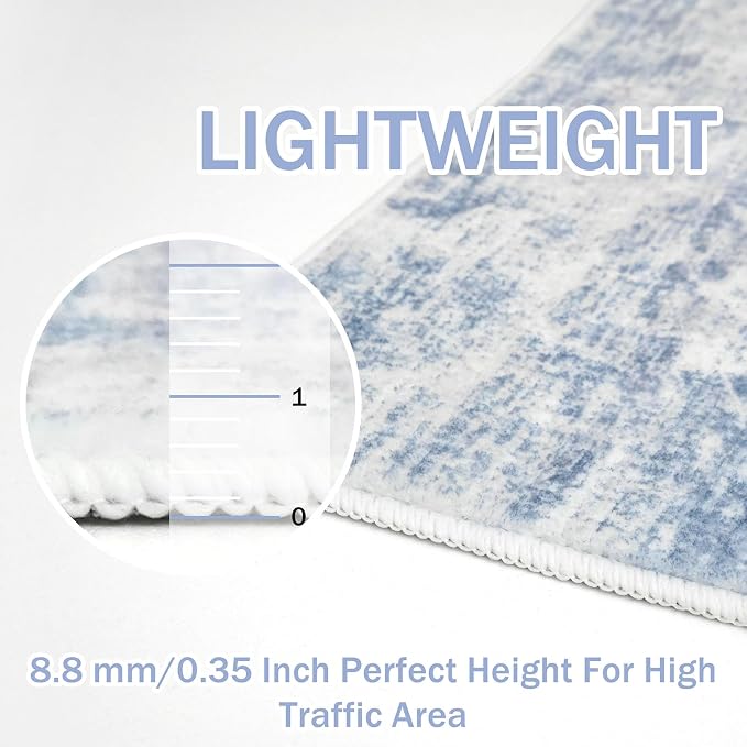 IOHOUZE Abstract Area Rug 3x5 Ft Washable Rugs - Image 5
