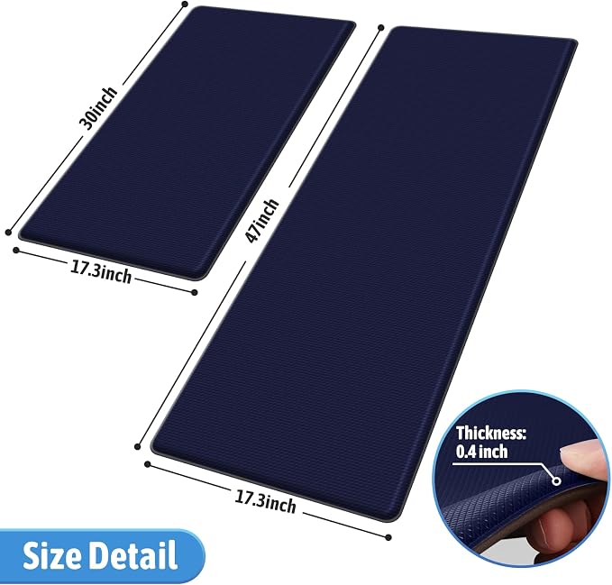 StepLively Kitchen Mat, Cushioned Kitchen Mats - Image 2