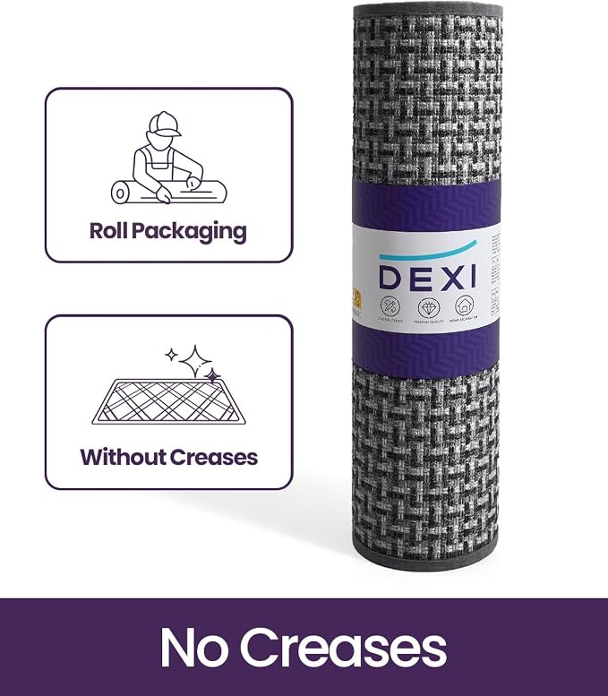 DEXI Ultra Thin Door Mat Indoor Entrance 32x48, Non Slip Rubber Backed Entryway - Image 9