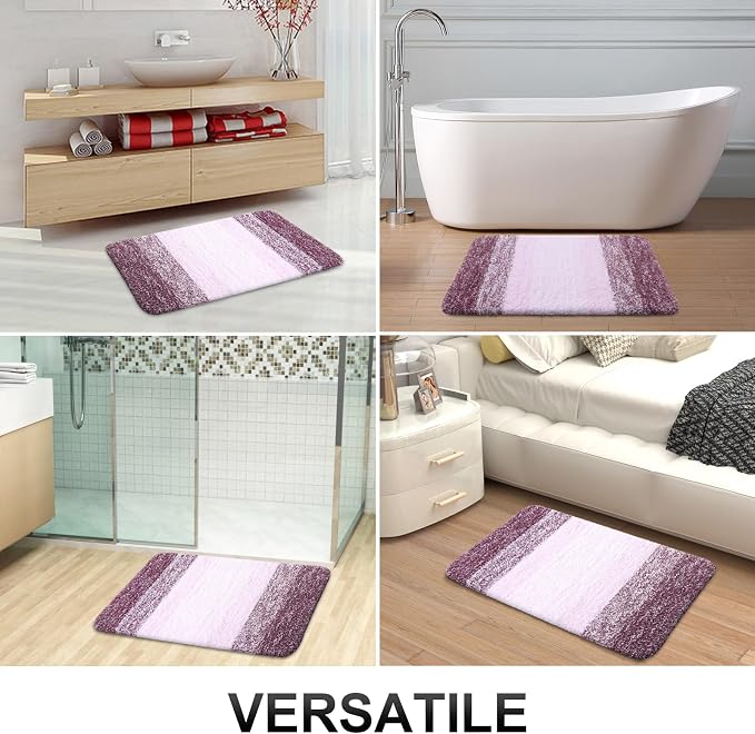 OLANLY Large Bathroom Rugs Mat 40x24, Extra Soft Absorbent Microfiber Bath Rugs - Image 6