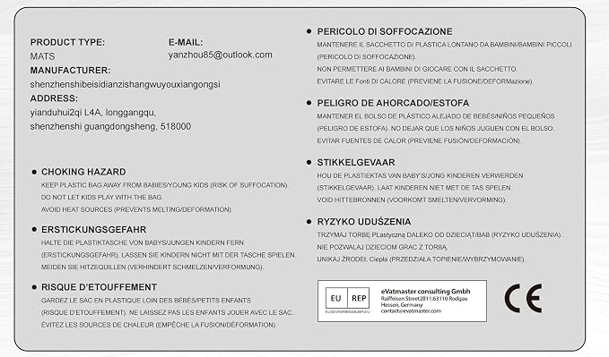 Ultra Thin Door Mat Indoor Entrance 17"x29", Low-Profile Indoor Door Mat - Image 8