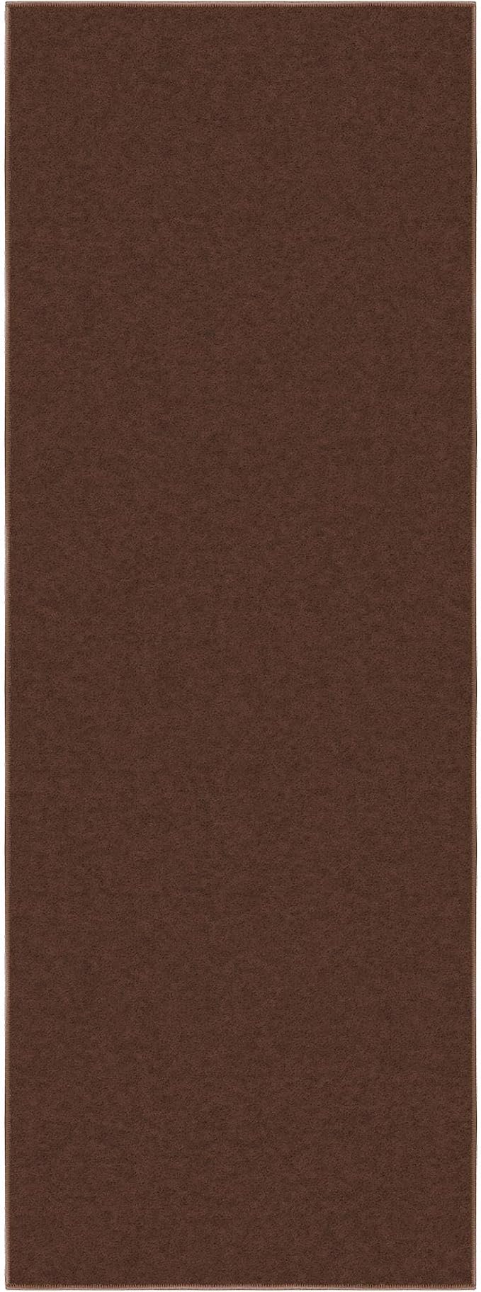 Ottomanson Hallway Runner Rug 1'10" x 6' Non Slip Solid Area Rugs Easy to Clean - Image 6
