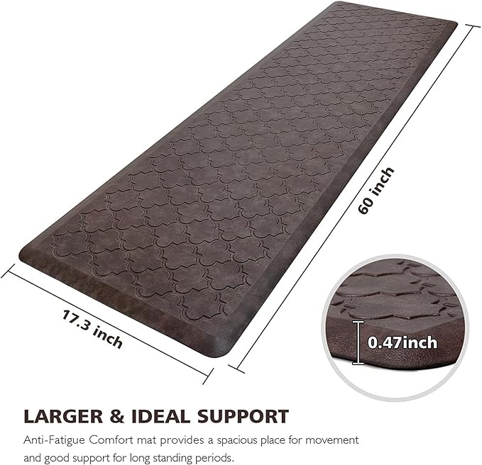 WISELIFE Kitchen Mat Cushioned Anti Fatigue Floor Mat, Thick Non Slip - Image 2