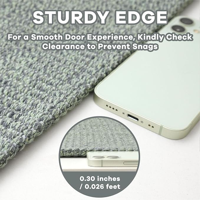 EARTHALL Washable Runner Rug 2x8 Ft Non Slip Runners - Image 2
