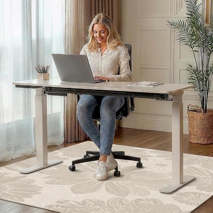 36"x48" Office Chair Mat for Hardwood Tile Floor, Under Desk Carpet Protector - Image 2