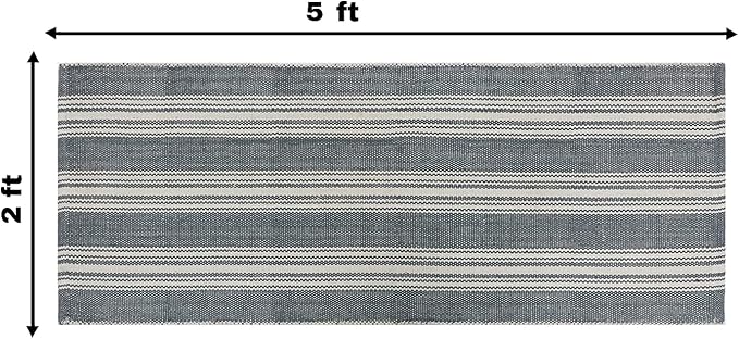 Hand Woven 100% Cotton Yoga Mat- Thick Handloom Made in India- - Image 3