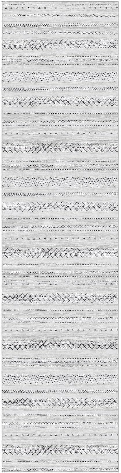 cotiled Hallway 2.6x10 Runner Rugs: Washable Boho Rugs - Image 8