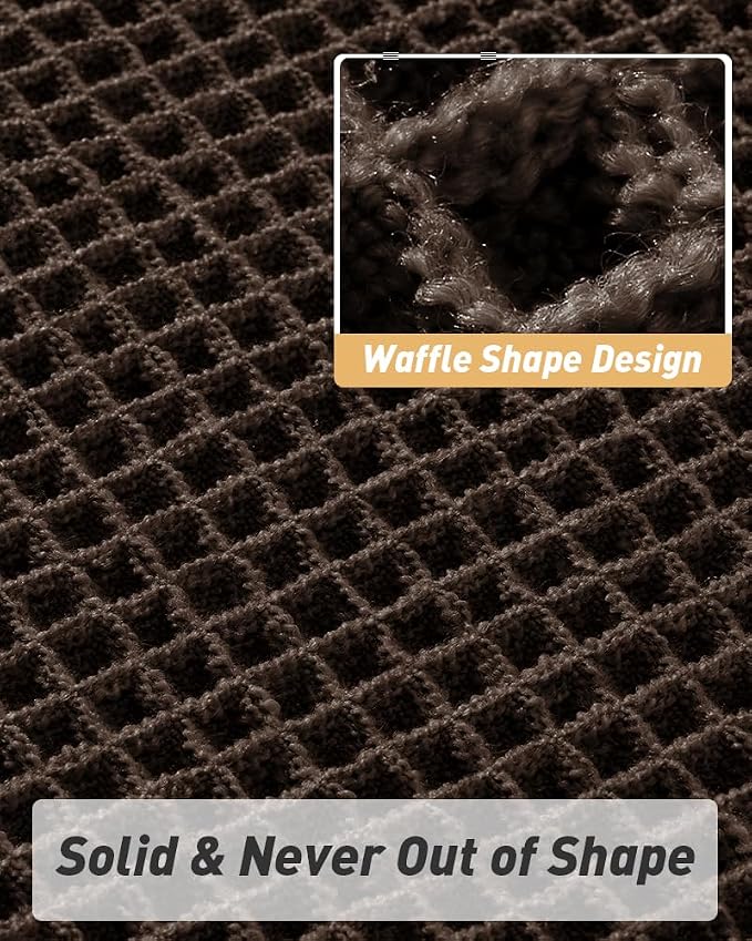 Upgraded Waffle Runner Rug Super Absorbent Non Slip Bath Mats - Image 4