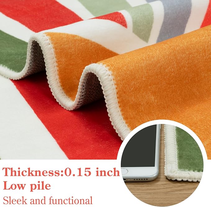 STARUIA Boho Machine Washable 6x9 Area Rugs - Image 5