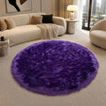 EasyJoy Faux Sheepskin Rug, Fluffy Faux Fur Rug, Ultra Soft Shag Area Rug by EasyJoy