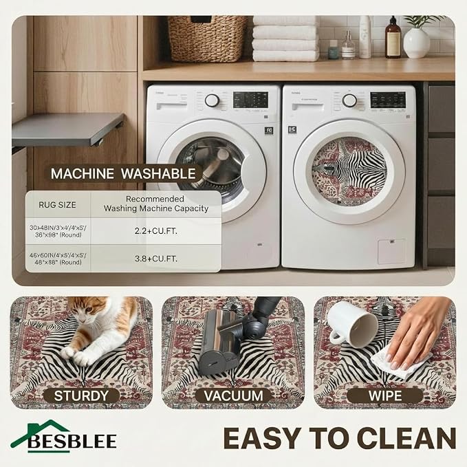 36"x60" Office Chair Mat for Hardwood Tile Floor, Under Desk Carpet Protector - Image 5