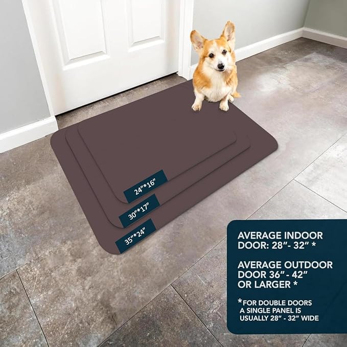 Ultra Thin Door Mat Indoor Entrance, 1/10 in Thin Door Mats - Image 7