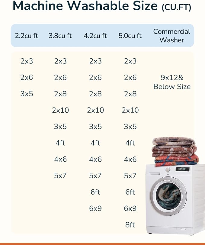 BESTSWEETIE Area Rug 2x10 Rug Machine Washable Non-Slip Low Pile Print Pattern - Image 5