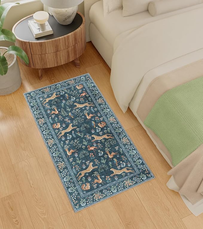 DUKINO 2x4 Rug for Hallway, Washable Kitchen Runner Rug - Image 4