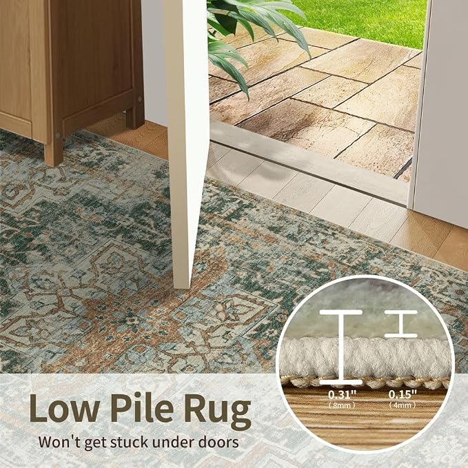 Rugxara 9x12 Area Rug for Living Room Bedroom, Extra Large Washable Rug - Image 8