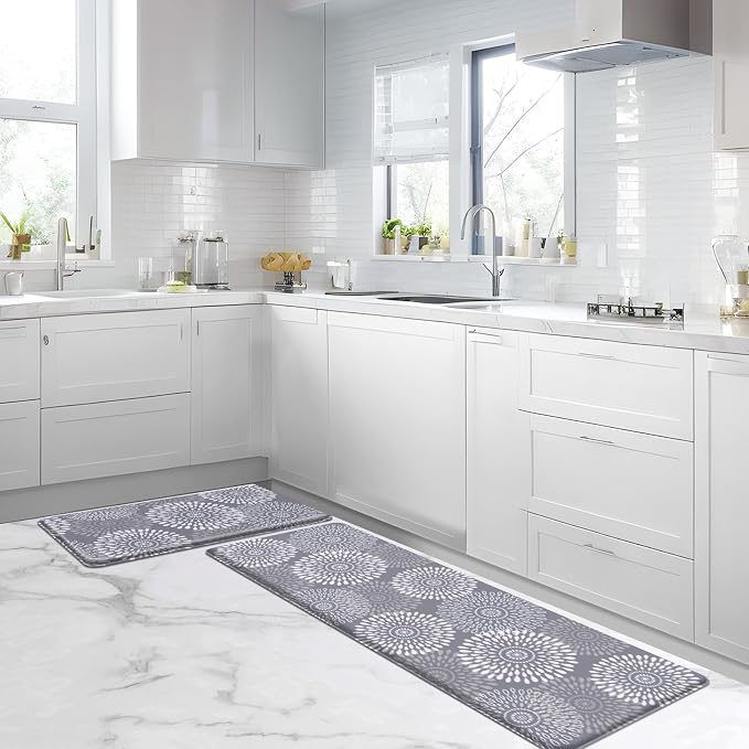 LuxStep Kitchen Mats for Floor, Cushioned Rug Anti-Fatigue Mats for Kitchen - Image 2