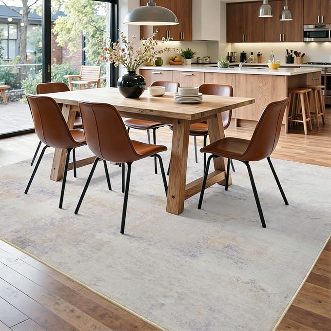 5x7 Ft Area Rugs for Living Room, Soft Non-Slip Washable Rugs Modern Abstract - Image 9