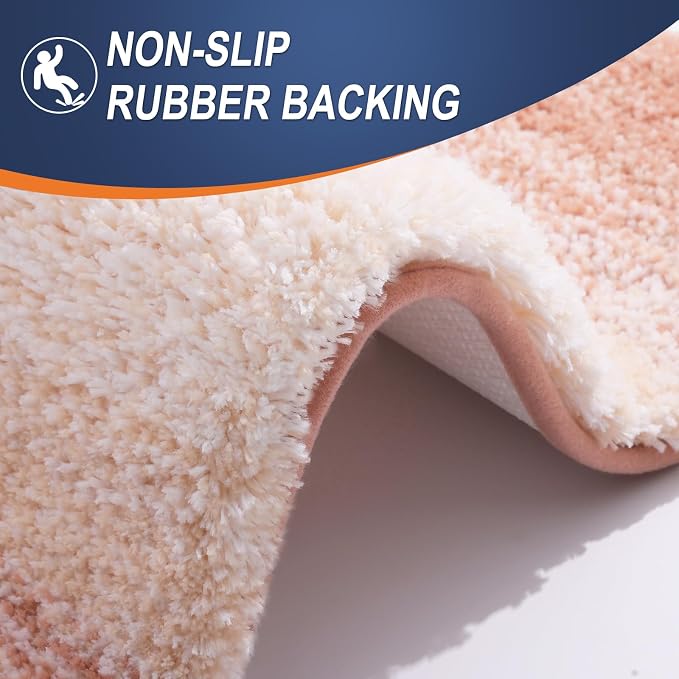 OLANLY Large Bathroom Rugs Mat 45x27, Extra Soft Absorbent Microfiber Bath Rugs - Image 5
