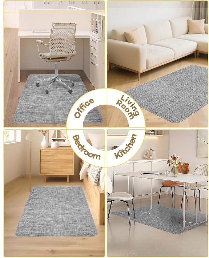 BesWin Office Chair Mat for Hard Floors, Heavy Duty Non-Slip PVC Hard Floor - Image 7