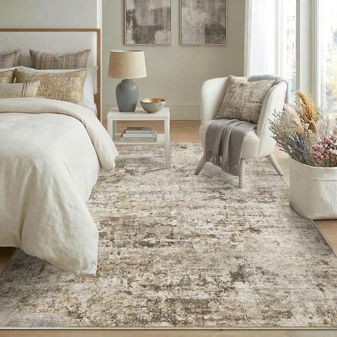 6x9 Area Rugs Washable Living Room Rug-No Slip Soft Carpets Modern Abstract - Image 4