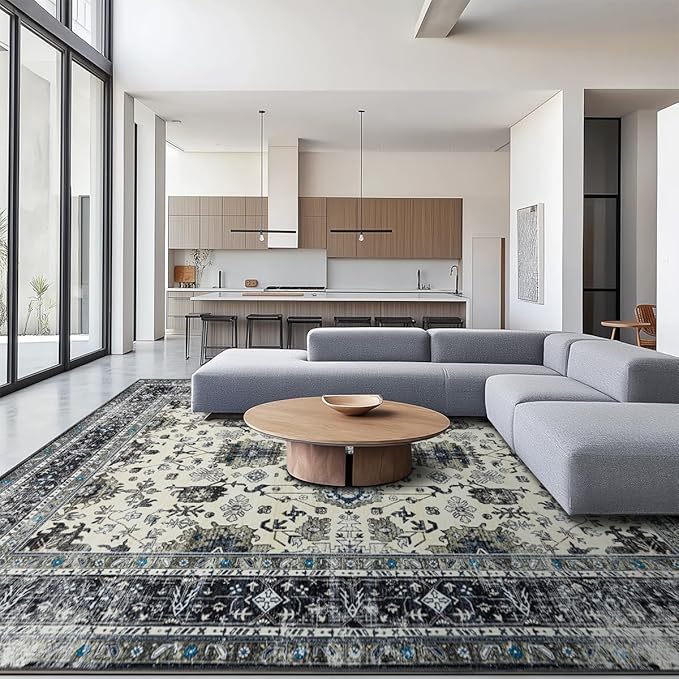 Ruaruarug Washable Area Rug 8x10 by Ruaruarug
