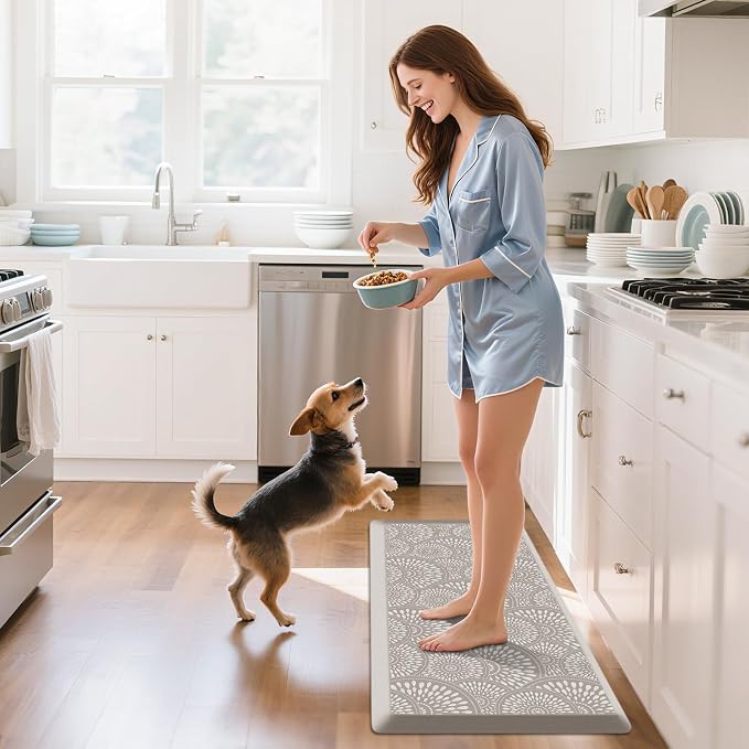 Mattitude 4/5 Inch Kitchen Mat, 20x39in Heavy Duty Ergonomic Comfort Foam - Image 5