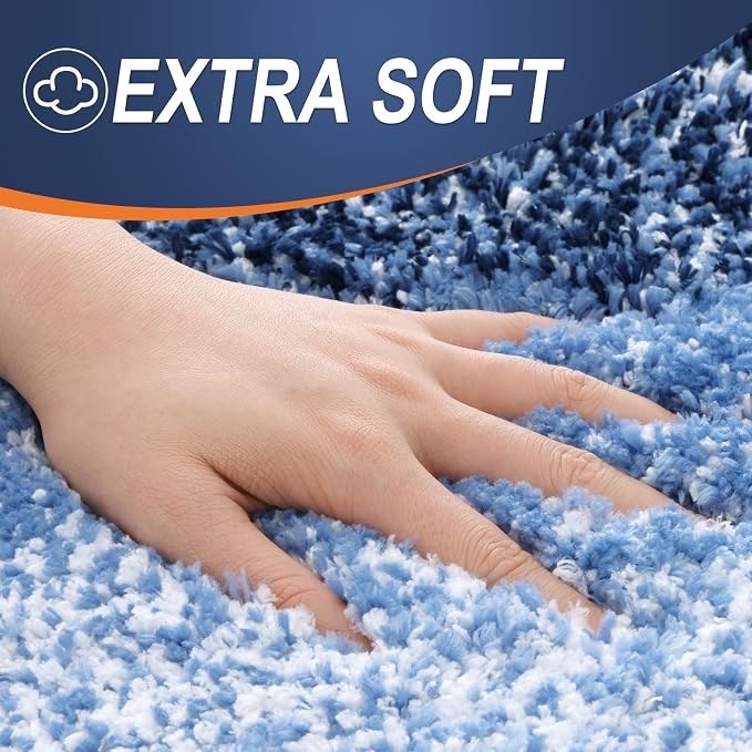 OLANLY Small Bathroom Rugs Mat 24x16, Extra Soft Absorbent Microfiber Bath Rugs - Image 3